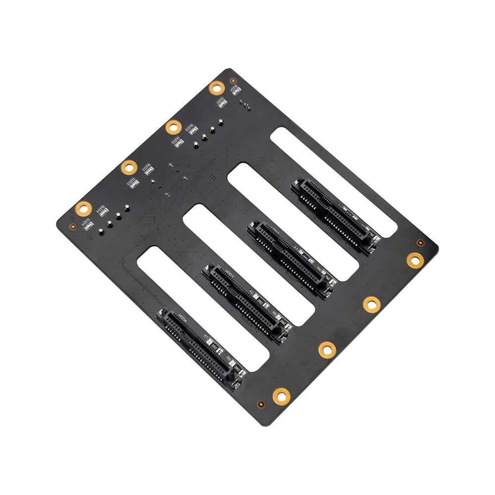 Placa posterior 4PIN NAS chasis accesorios conectores SATA 4 placas de interfaz de disco duro placa de circuito