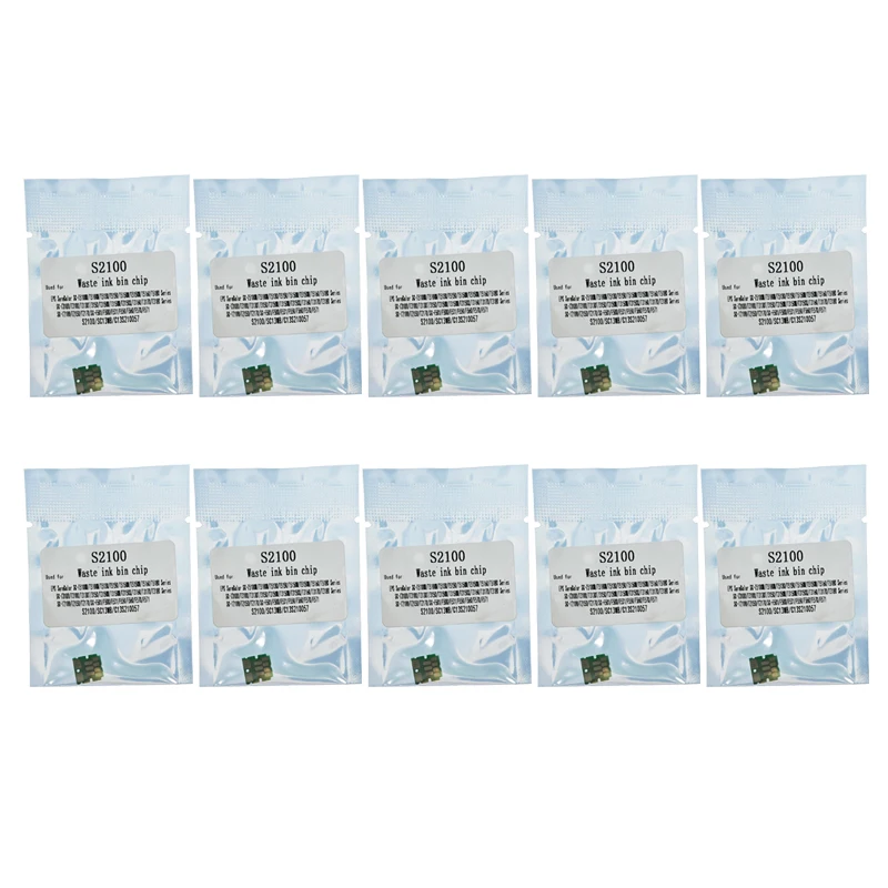 SC13MB C13S210057 SC-T2100 T3100 T5100 F500 F570 Maintenance Box Chip For Epson T3160 T5160 Waste Ink Box Tank Cartridge chip