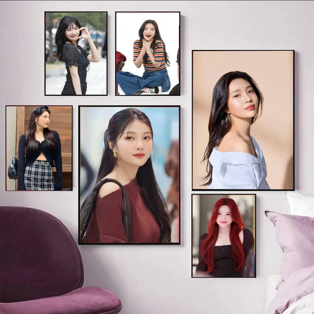 Vivid Cheerful J-Joy P-Park Soo Young Poster Wall art print art suitable for living parlor home decoration gift
