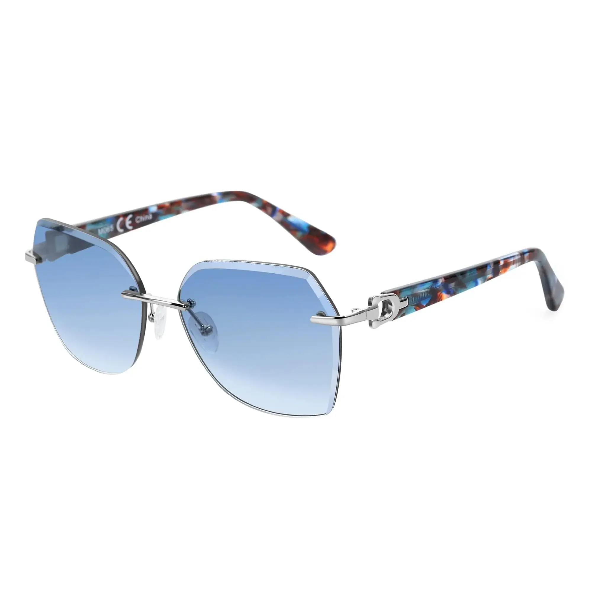 

BLUEMOKY Hexagon Square Sunglasses for Women Polarized UV400 Protection Vintage Classic Art Deco Design Unique