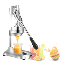 Stainless Steel Manual Lemon Orange Pomegranate Fruit Juice Extractor Hand Press Citrus Squeezer Fruit Juicer Pressing Machine