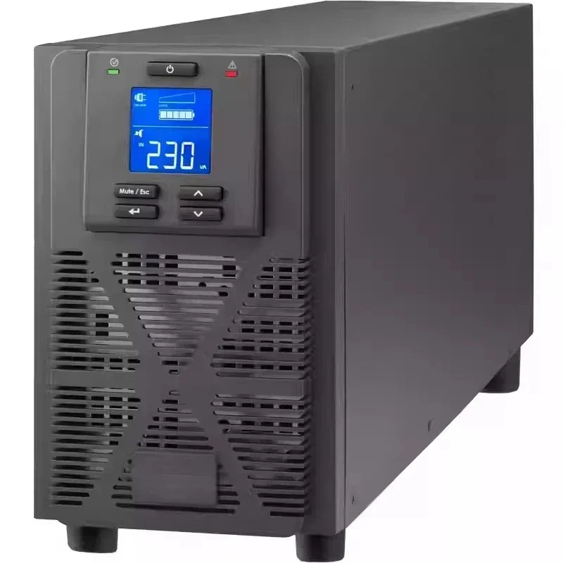 SPM2KL UPS 無停電電源装置 2KVA/1.6KW、長時間遅延1時間2時間対応、リーダーマシン用外部バッテリーサポート付き