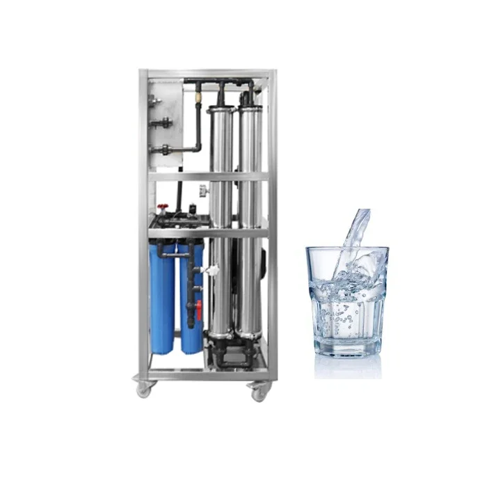 

250 LPH Commercial Reverse Osmosis System Without Pretreatment For Household Drinking Water