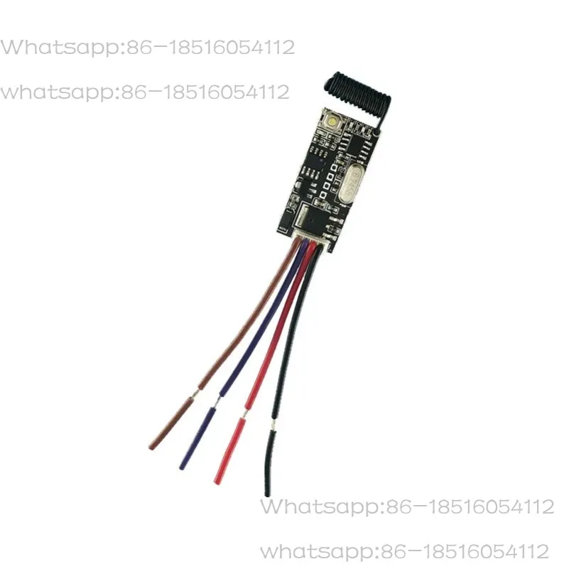 

5Pcs Low Power Consumption, Small Volume, Wide Voltage 3V-24V Wireless Remote Control Switching Motor