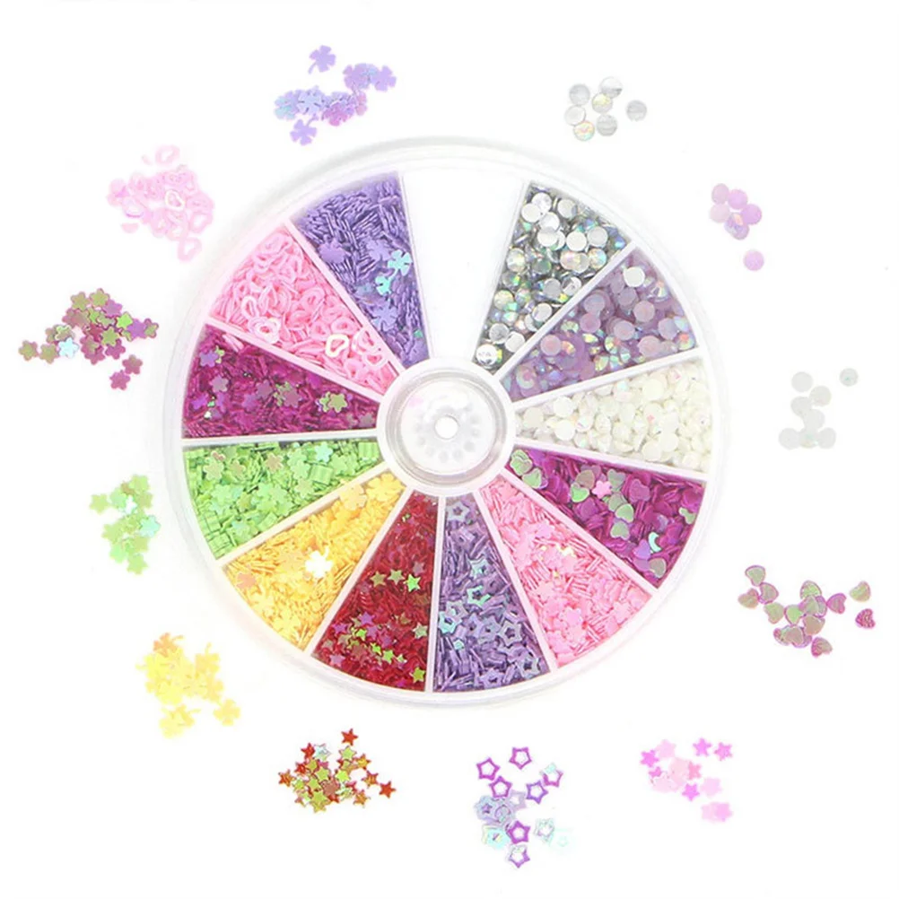 ชุดอุปกรณ์ตกแต่งเล็บ 150 ชิ้น สำหรับใช้ในบ้านหรือร้านค้า ประกอบด้วยกลิตเตอร์รูปดาว สติ๊กเกอร์ คริสตัล อุปกรณ์ทำเล็บ ไอเดียของขวัญ