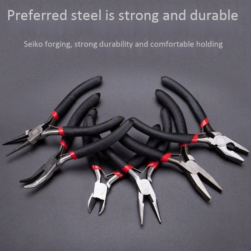 【Najlepsze wybory】Mini szczypce do biżuterii Narzędzie DIY odpowiednie do ręcznie robionych akcesoriów do naprawy koralików