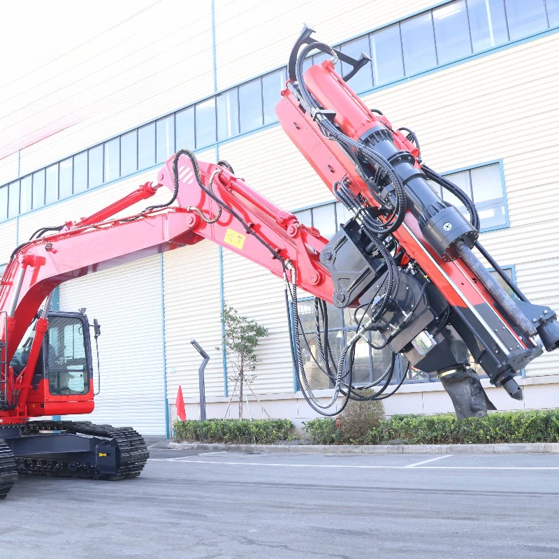 Heavy-Duty Integrated Drill and Split Machine for Excavators, Built for Continuous Rock Breaking in Quarry Applications
