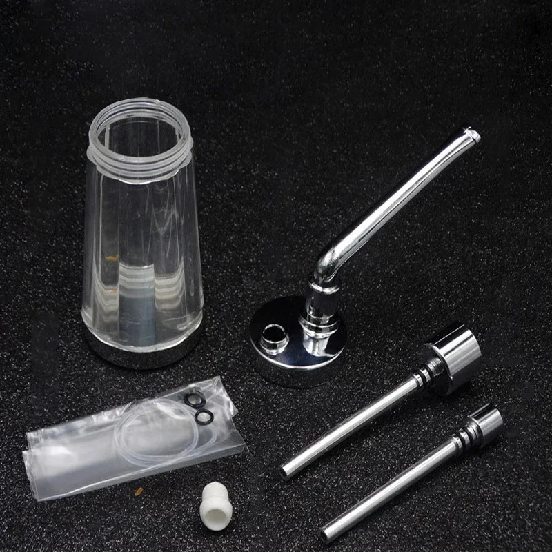 2024 New Bottle Water Pipe Portable Mini Hookah Shisha Tobacco Smoking Pipes Gift of Health Metal Tube Filter Hookah Filtration