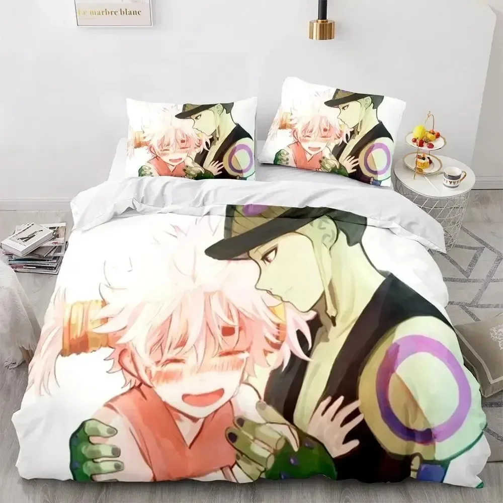 Fashion 3d Printing Anime Hunter × Hunter Bedding Set Single Twin Full Queen King Size Bed Set Adult Kid Bedroom Duvet cover Set