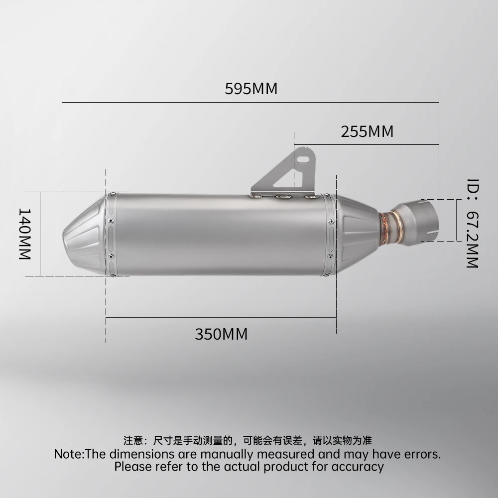 ل 800X (2023-2024) خط سباق أنبوب العادم عالي الأداء الموقف الأصلي