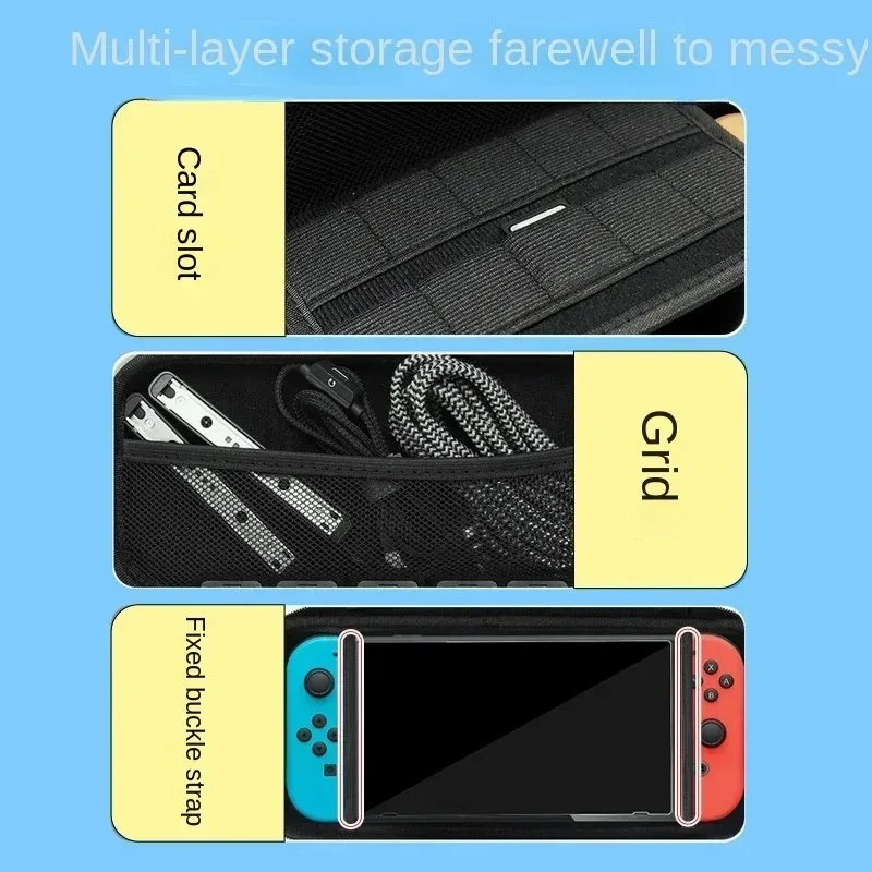Pokemon Pikachu Storage Bag for Switch OLED NS Console Hard Shell Protective Pouch Game Accessories Anime Portable Cover Bag - view 2