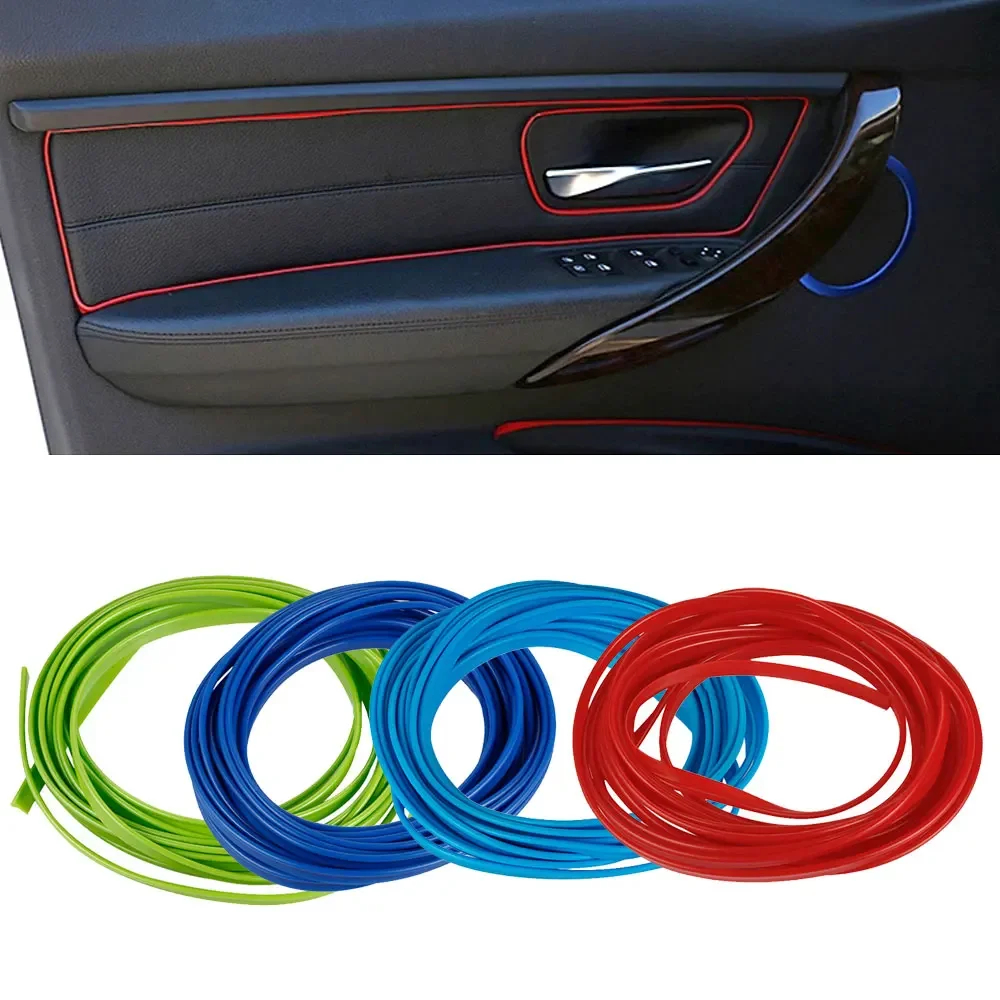 

5 Meter Universal Car Moulding Decoration Strips Interior Auto Mouldings Car Cover Trim Dashboard Door Car-styling Accessories