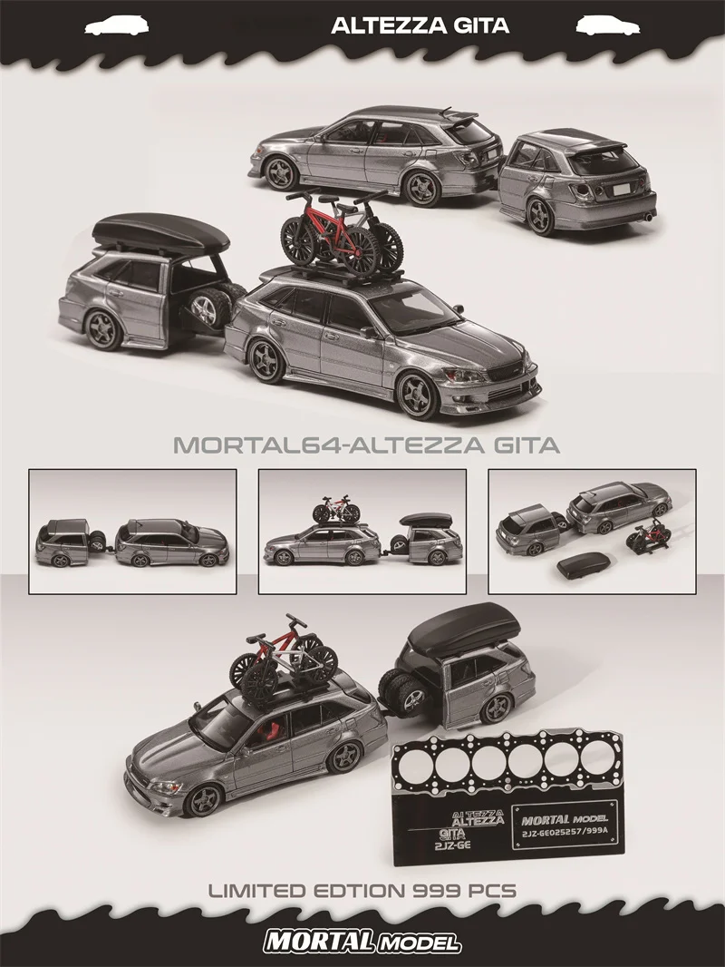 Mortal 1:64 ALTEZZA GITA ELIXIR Diecast Collector's Vehicle Model Car