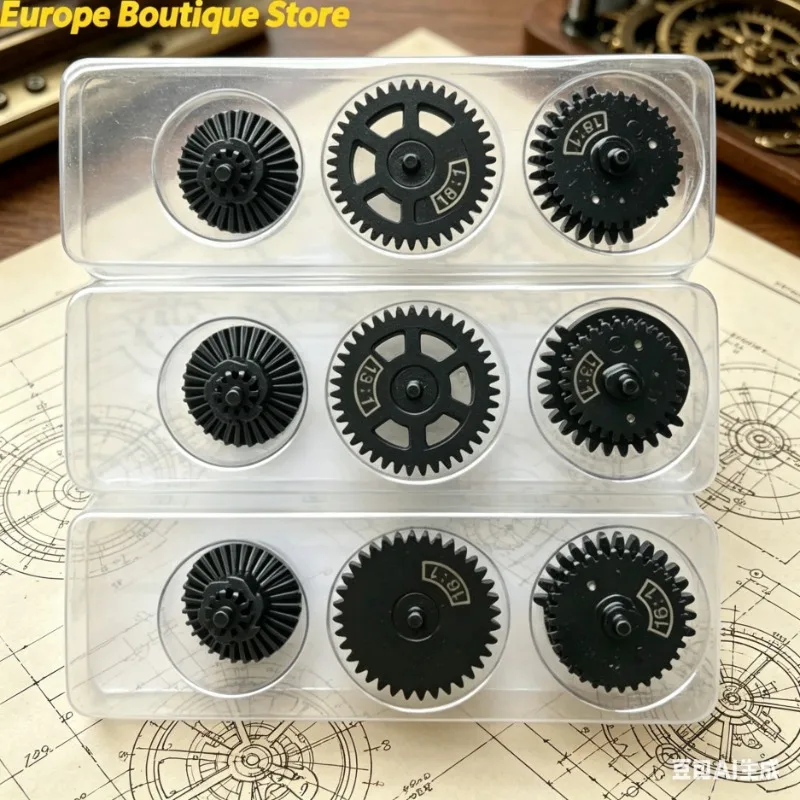 

Metal Cut Gear Set 13:1/16:1/18:1 Steel Gears for Ver.2 Gen 8/9/10 Gearbox