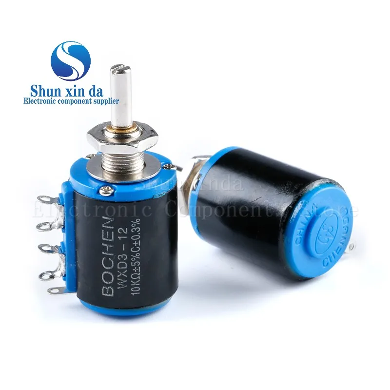 

WXD3 WXD3-12 2W 100R 200R 220R 470R 1K 2.2K 3.3K 4.7K Potentiometer Wirewound Multi-Turn 6.8K 10K 22K 33K 47K Short body