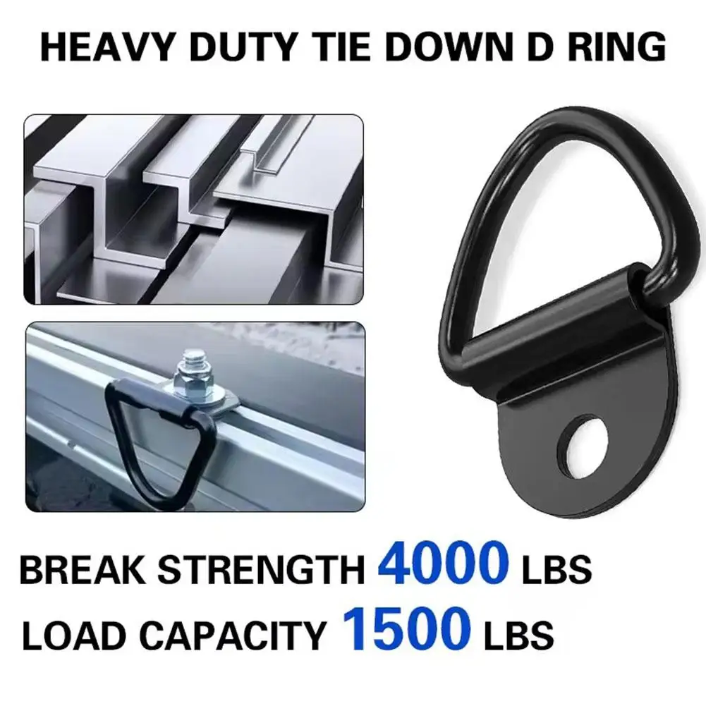 

НОВЫЙ автомобильный съемник D-образный крючок из нержавеющей стали, крепежные якоря, железные для грузовых грузовиков, каяков, слинг-тренажеров, гамаков, навесов E6F6