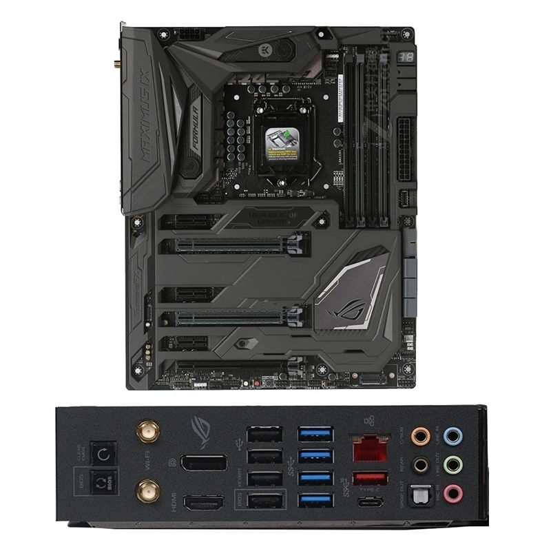 

Материнская плата Intel Z270 ROG MAXIMUS IX FORMULA, б/у, оригинальная материнская плата LGA1151 LGA 1151 DDR4 64 Гб M.2 NVME USB3.0 SATA3 для настольного компьютера