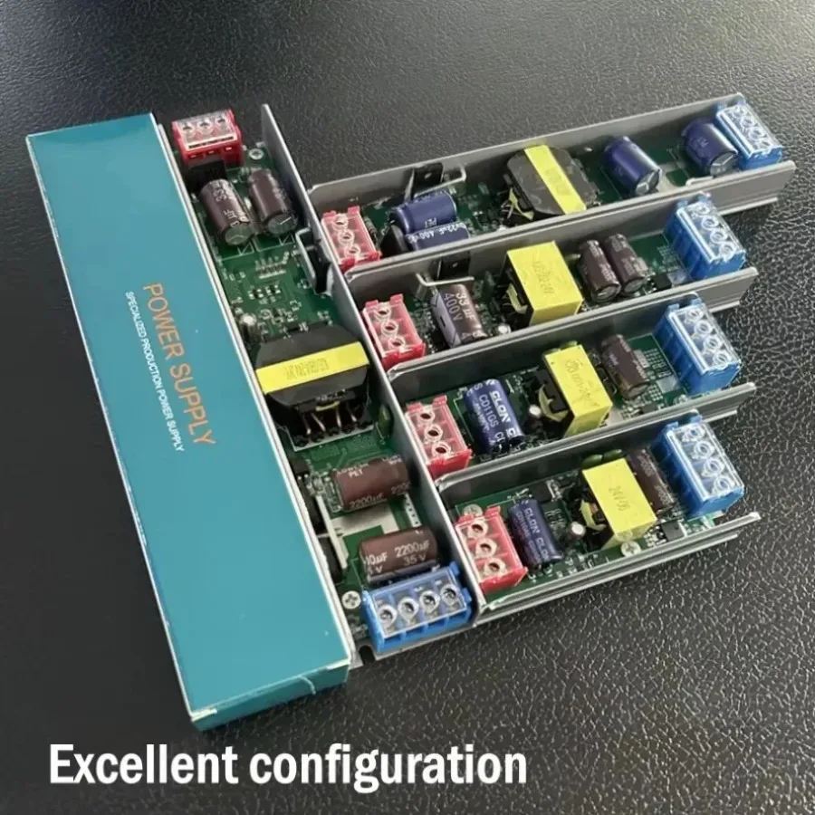 12 فولت 24 فولت تحويل التيار الكهربائي AC176-264V مصباح ليد سائق محول الطاقة 60 واط 100 واط 200 واط 300 واط 400 واط كتم محولات الإضاءة