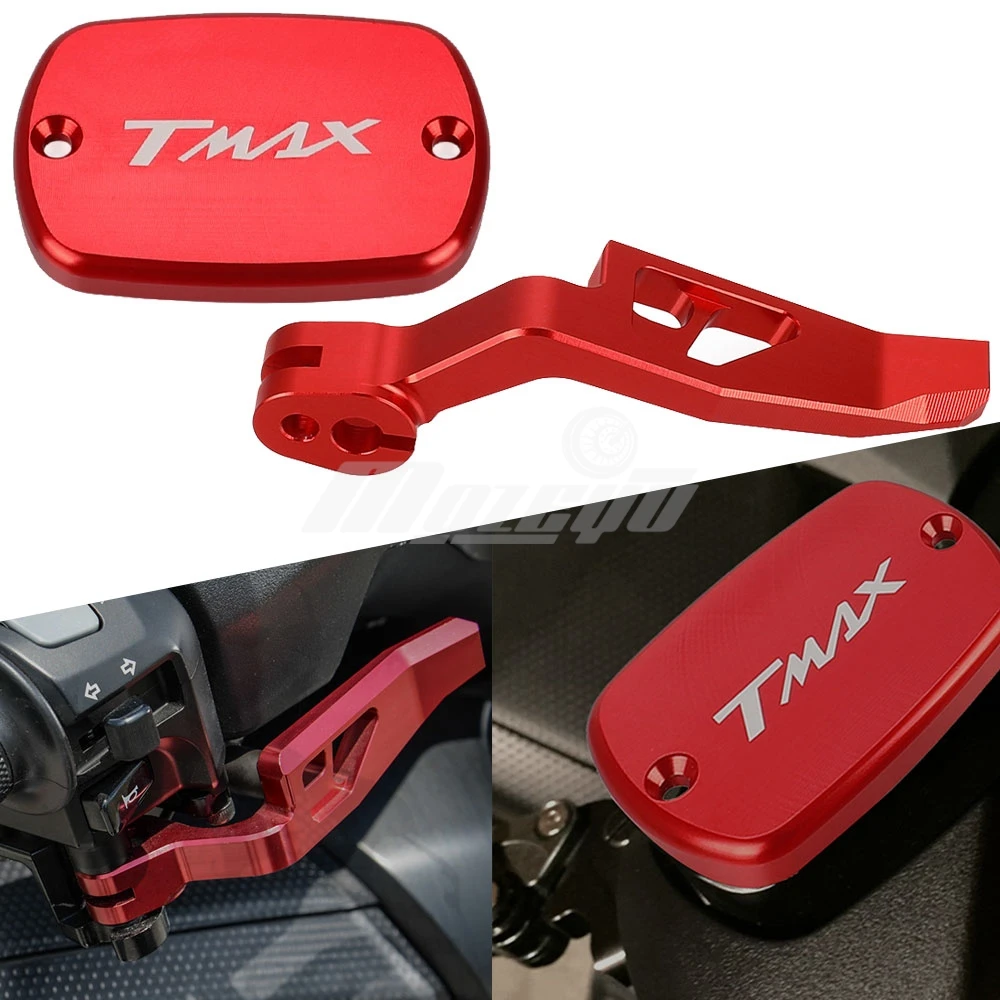 

Parking Brake Handbrake Lever Brake Fluid Reservoir Tank Cap Cover For YAMAHA TMAX T MAX 500 530 560 SX DX MAX TECH XP500 XP530