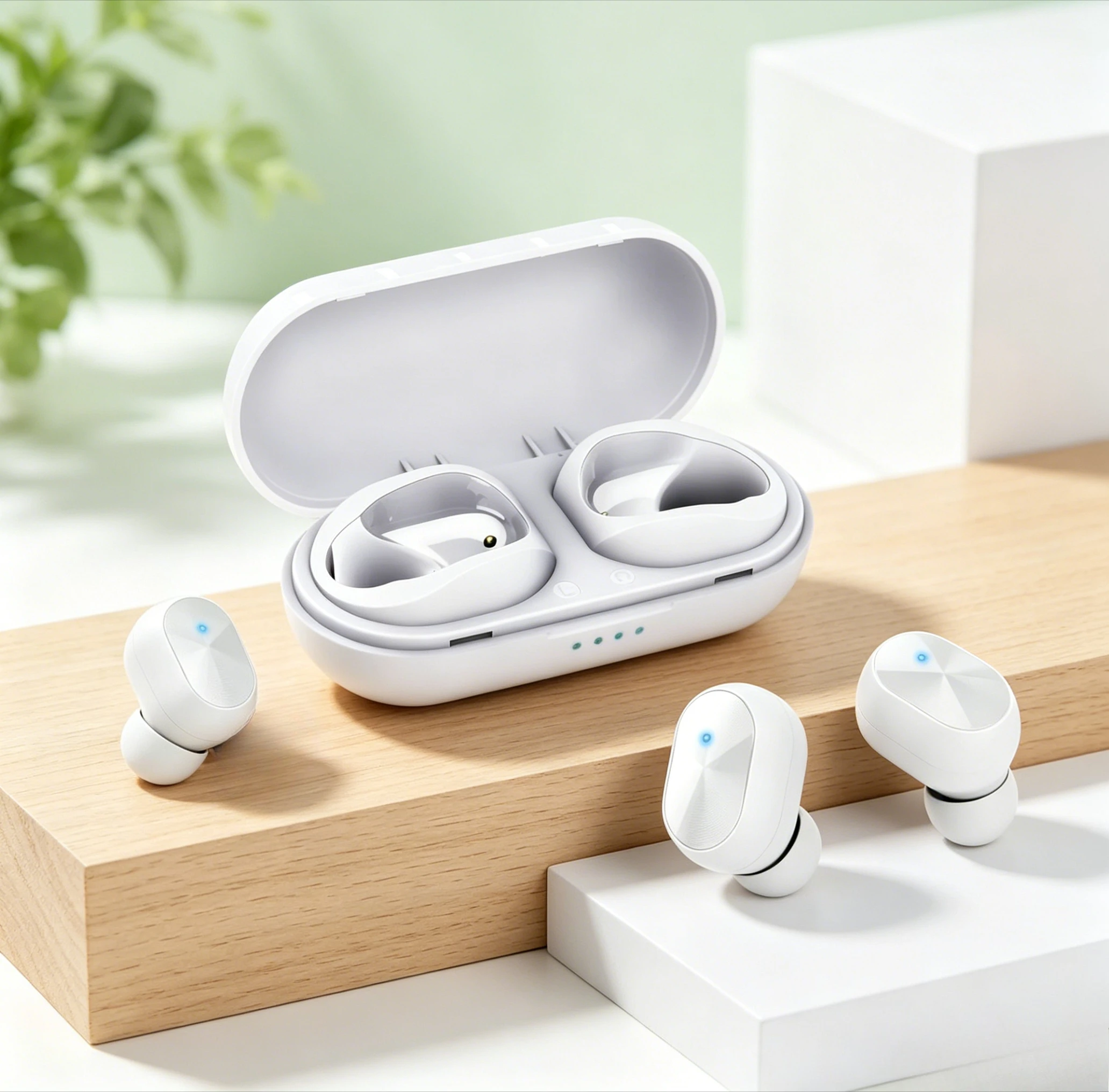 TWS Fone Bluetooth Headphones Wireless Earbuds Tactical Bluetooth Headsets Offer Rugged Durability for Military and Security Use