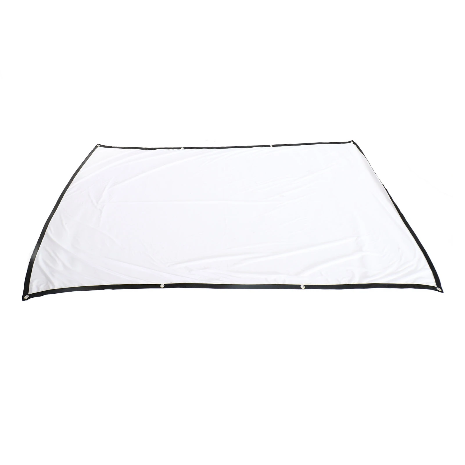 HD Projector Screen 100 Inch Projector Screen 16:9 Foldable Wrinkle Resistant  Holes HD Projector Screen for Outdoor