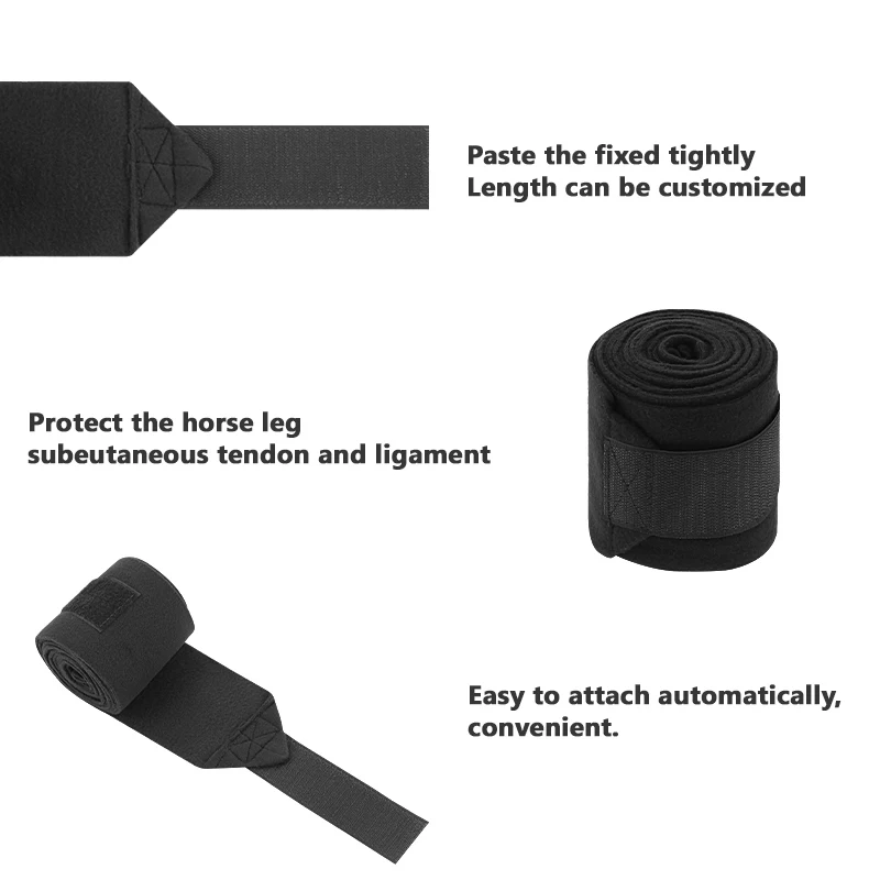 Popular horse care products polar fleece polo wraps durable reusable.stable equestrian leg wrap horse bandage