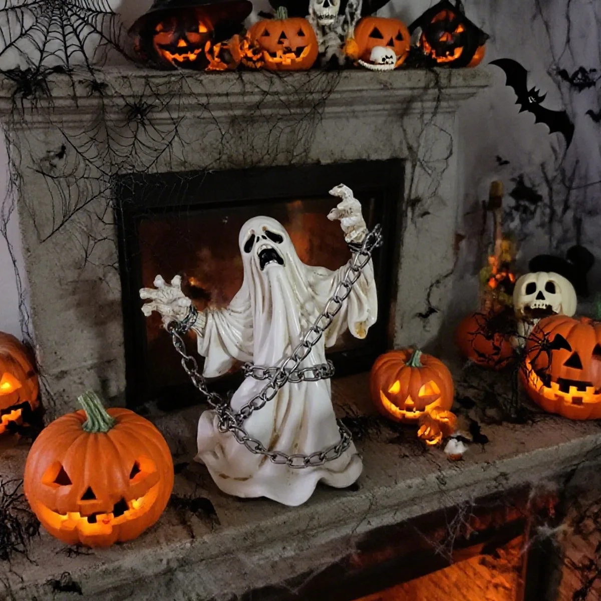 

Micro-landscape Halloween Creative Ghost Craft Ornaments Resin Craft Indoor Table Decorations