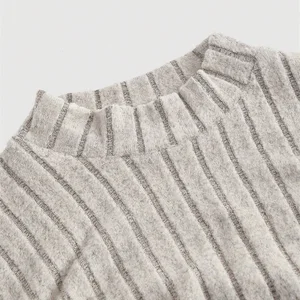 Frauen langer Mang Mang Mang Mock Hals Boste-Malha Hart Harary Frühling Frühling Herbst 2024 Feinkoffer Hemd y2k Hemd 10 Hauptverkaufsbluse Malhar - №8