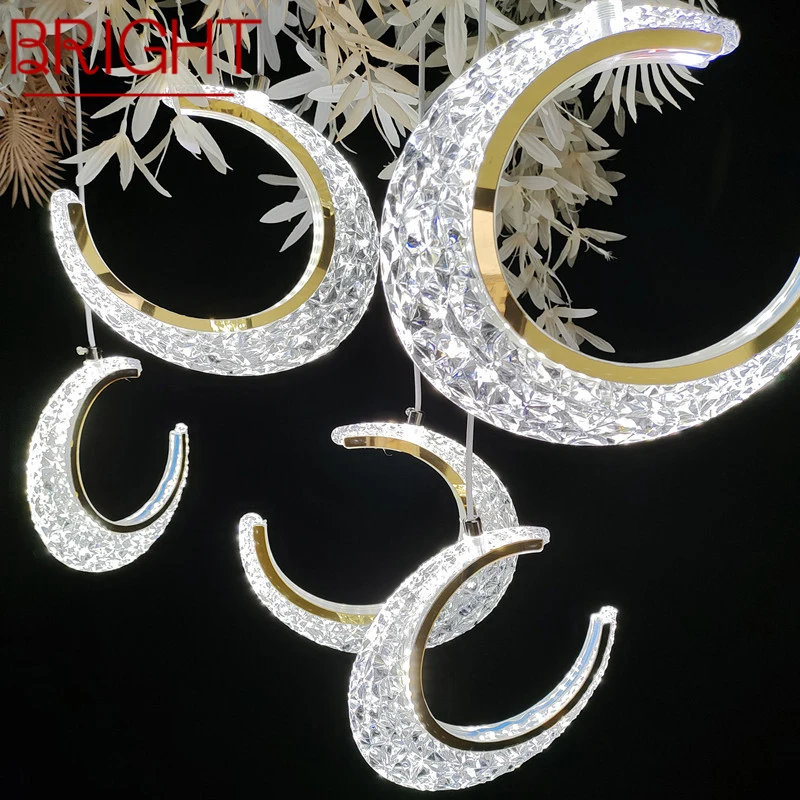 

BRIGHT Modern Wedding Pendant Lamp Festival Lights Atmosphere LED Light For Party Stage Background Decorationnd