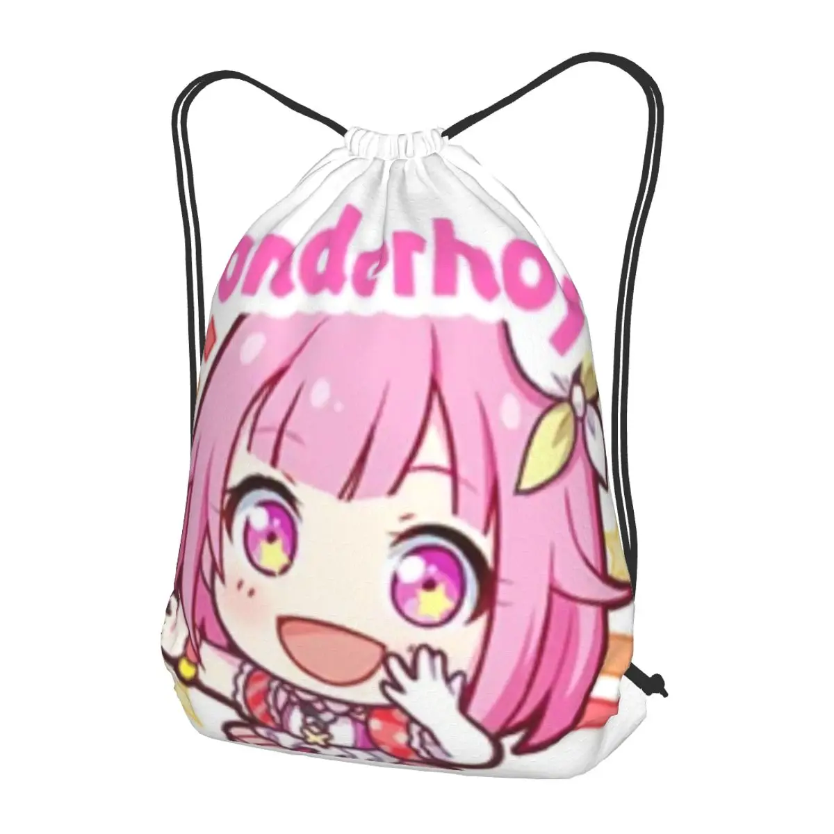 Emu Otori Wonderhoy Stamp Backpacks Portable Drawstring Bags Sports Bag Book Bags for Travel Students