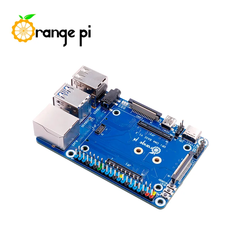 Modulo di calcolo della scheda Base Orange Pi CM4 con Slot M.2 M-KEY Gigabit Ethernet RJ45 supporta l'accesso alla scheda centrale OPi/Rpi CM4