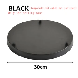Pendant Lights Black/White Ceiling Plate Long Strip Round Disc Base Hanging LED Handing Lamps Special Accessories