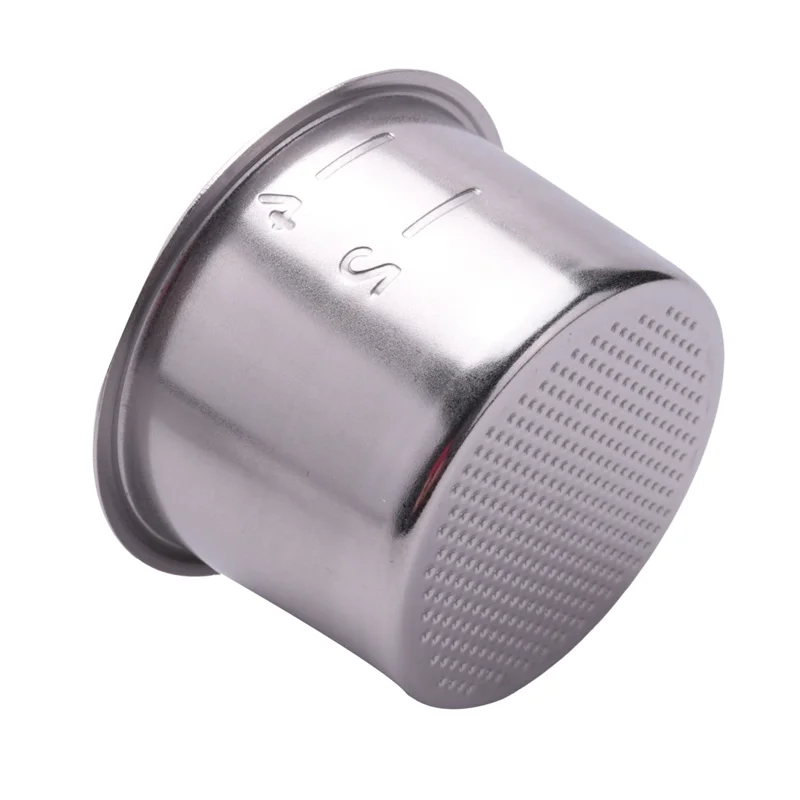 

A38T-2Set 51Mm 2/4 Cups Filter Replacement Filter Basket For Coffee Bottomless Portafilter For Delonghi Espresso Machine