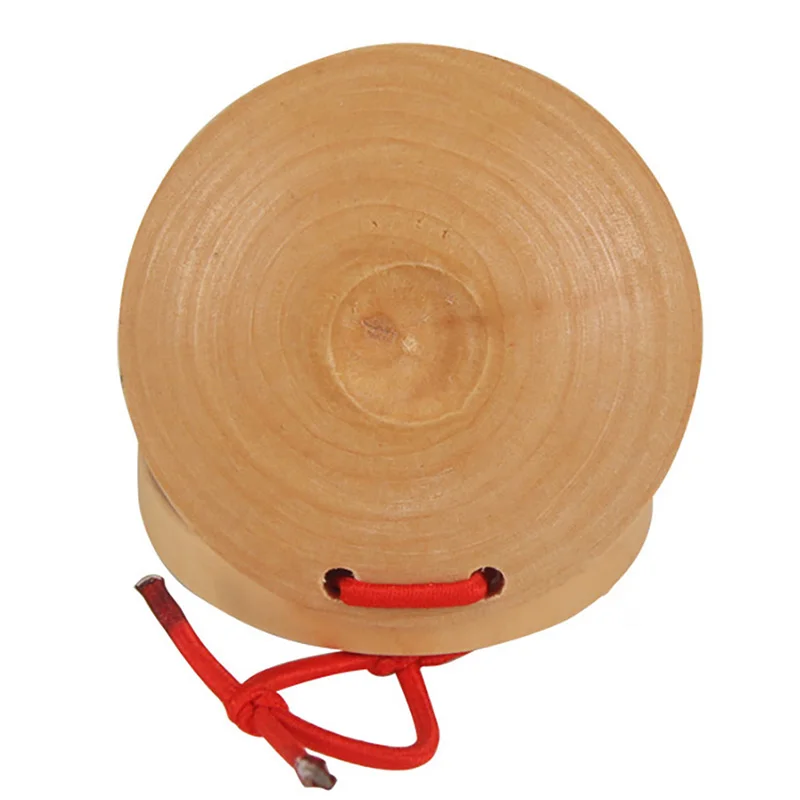 Wooden Percussion Instrument Finger Castanets Wood Castanets Musical Instrument For Percussion Toy