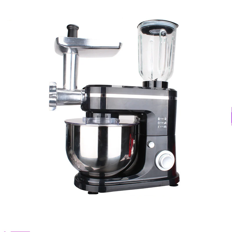 Multifunction 3 in 1 Food Processor 1500W Dough Kneader Meat Chopper Stainless Steel Baking Bread Blender Household Stand Mixer