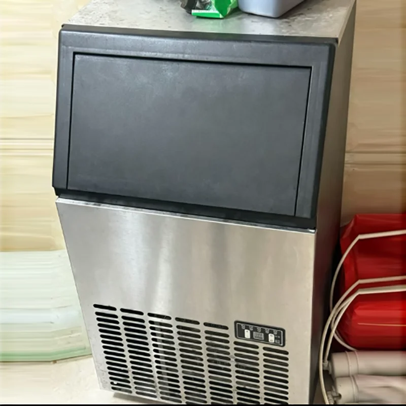 Ice Cube Maker Stainless Steel Intelligent Auto Clean Ice Making Machine For Home Commercial Ice Maker