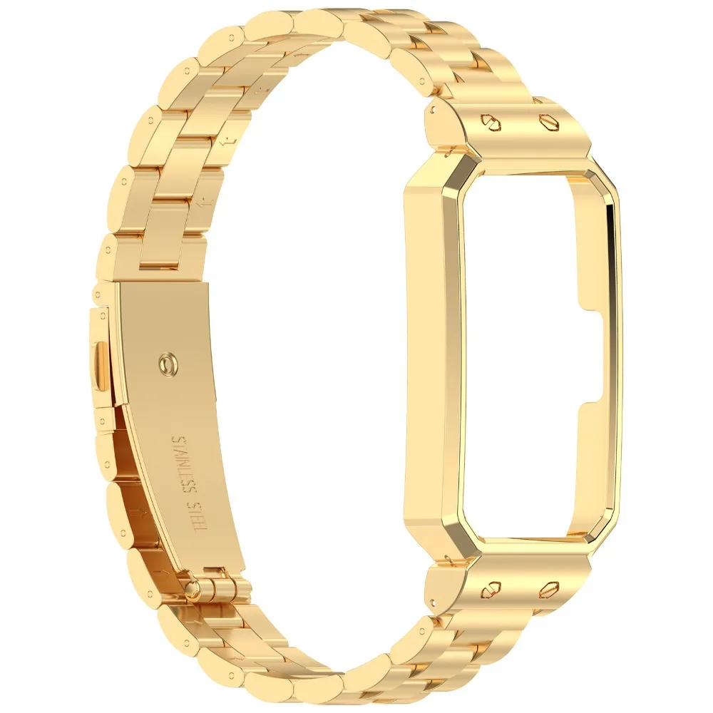 Replacement Stainless Steel Strap Adjustable Metal Bracelet Durable Watchband for Huawei Band 10 9 8 Smart Watch Accessories