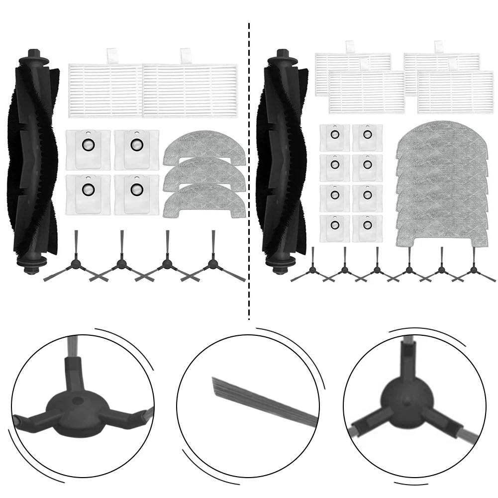 فرشاة رئيسية فرشاة جانبية تصفية ممسحة القماش أكياس الغبار عدة ل Mybot X9 Pro جهاز آلي للمكانس الكهربائية استبدال الملحقات #1