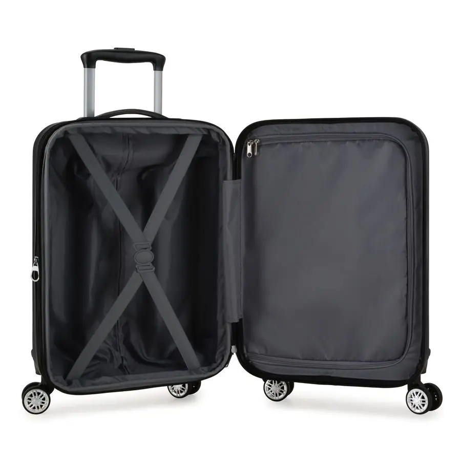 Bagagem Hardside Spinner, preta, 21 Carryon