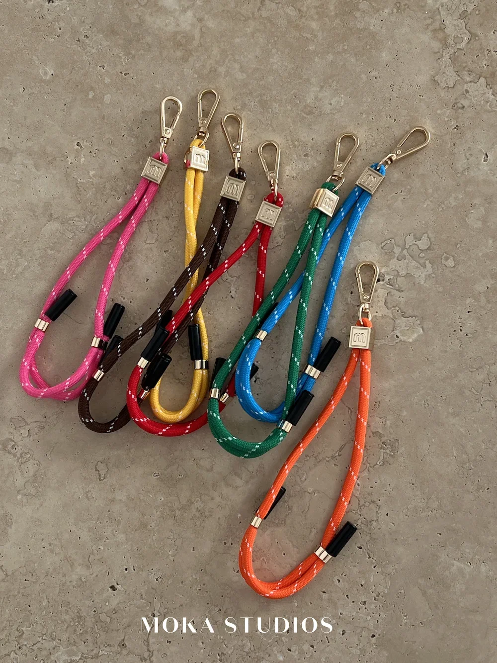 New Color Keychain Phone Case Hanging Rope Wrist Ornament Anti Lost Keychain Rope Simplicity Bag Accessories Home Decoration