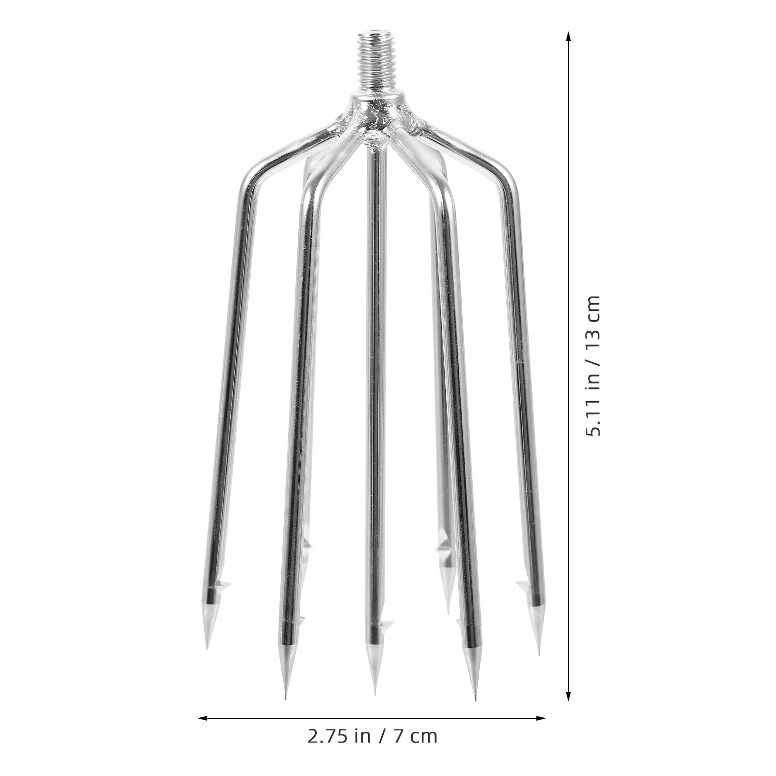 Multi-use Barb Fork Fishgig Tip Fishing Tool Practical Fishing Catch Fork fishing spears prongs fishgig