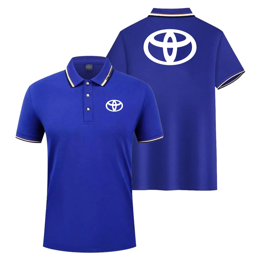 AliExpress Toyota Summer Short Sleeve T-Shirts, Car Shirts, Men's and Women's Cycling Wear, Club Logo Clothing, Breathable Lightweight Tops