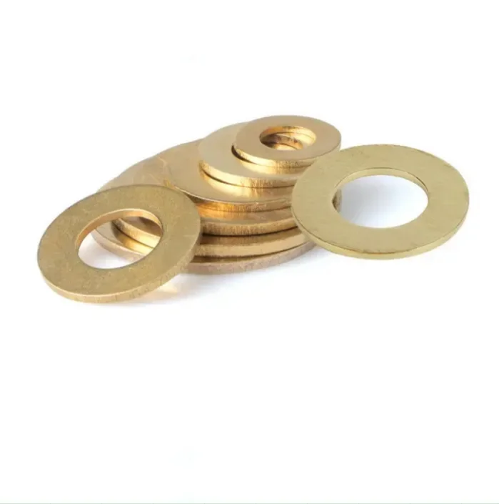10 sztuk dużo uszczelka podkładka mosiężna 12.6X6.4X0.5MM do noża motylkowego BM 575 DIY nóż składany akcesoria narzędzia