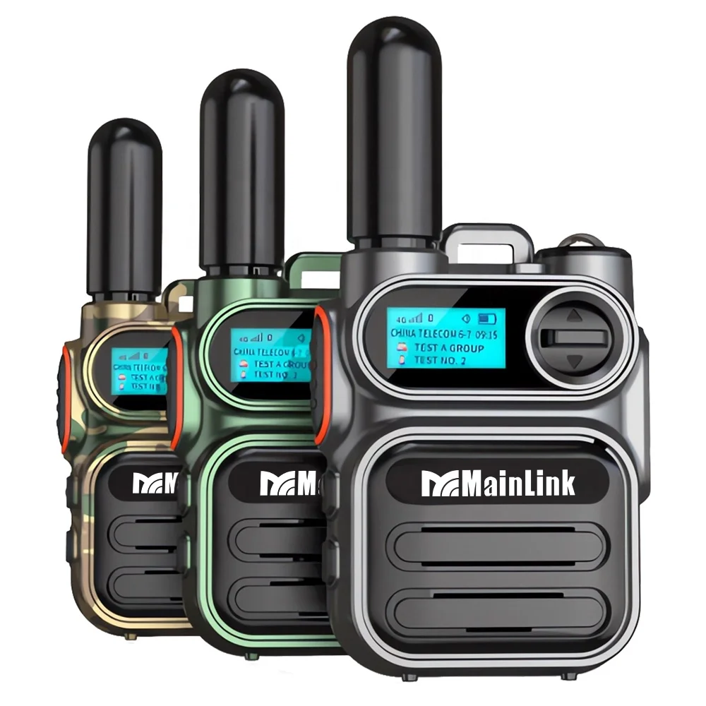 Global Walkie Talkie Unlimited Range Two Way Radio 4G POC Walkie Talkies For Family Contact Hiking Camping