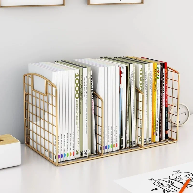 Storage Organizer Magazine Racks Display Corner Modern Desktop Bookcase Bedside Small Libreria Scaffale Minimalist Furniture