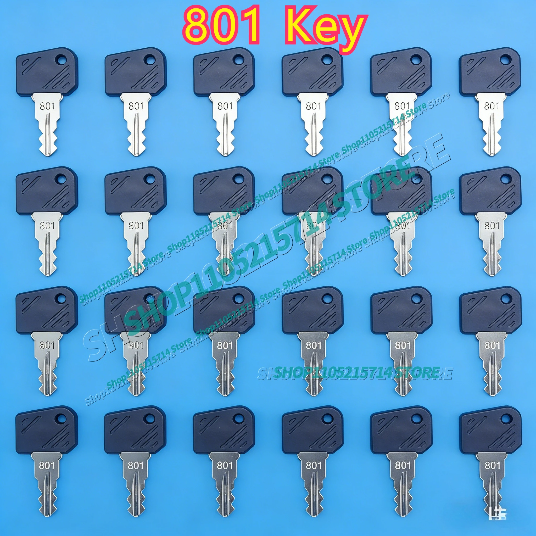 

5/10/20/30 шт. ключ зажигания 801 (0009730419, 0009701304) для вилочного погрузчика Linde, высокоподъемного погрузчика, ключ Ant