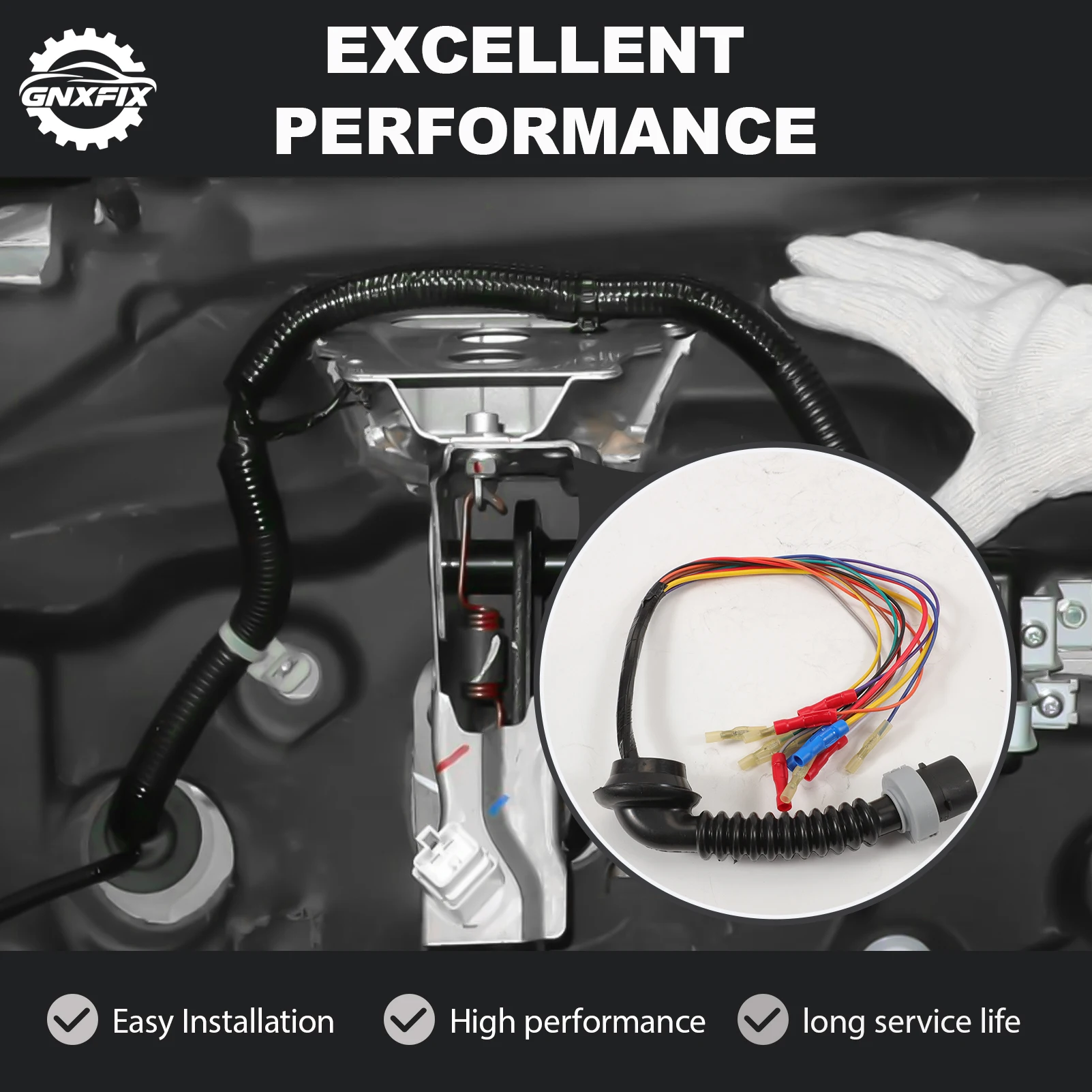 Door Wiring Rear Left or Rear Right  Wiring Harness Repair Kit for Opel Astra H 2004-2014 Wire Kit 13142399 13142400