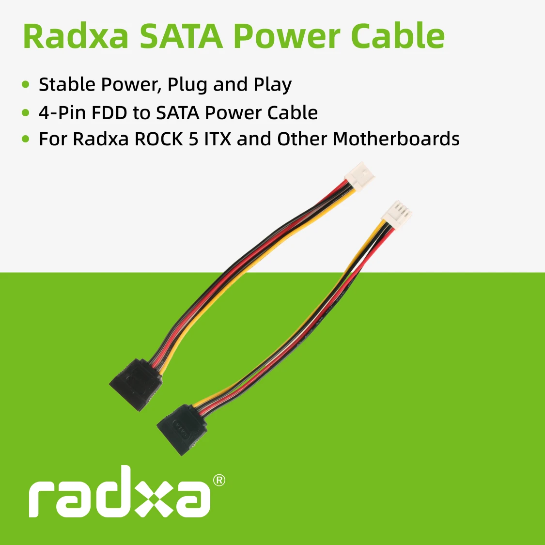Radxa SATA-voedingskabel