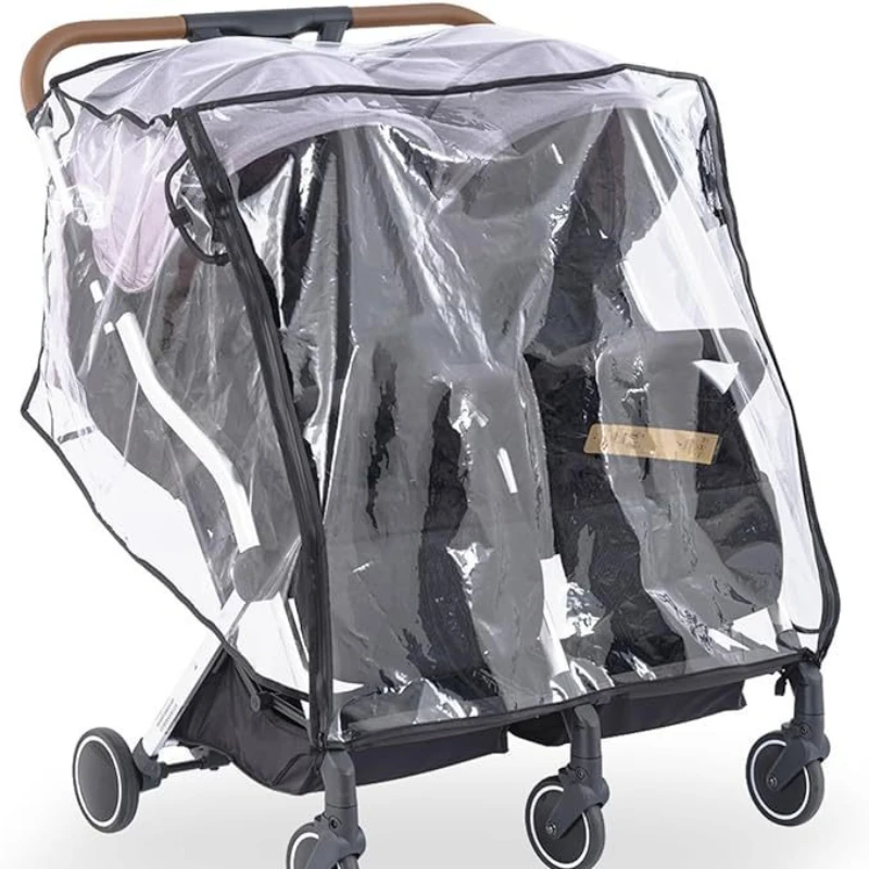 

Twin strollers rain covers, windshields double front and rear strollers, universal rain covers strollers, raincoats baby