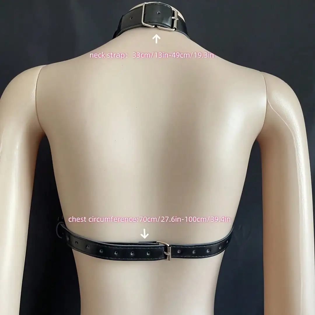 

Constrained collar and chest support, adjustable chest strap, couple game props, role-playing costumes